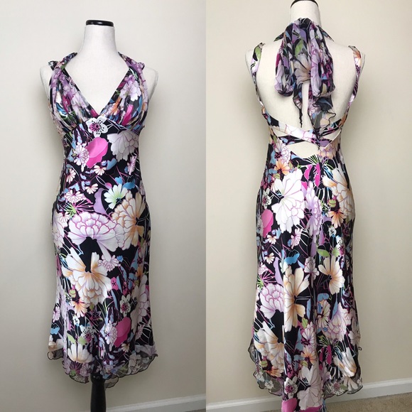 Cache Dresses & Skirts - Cache floral Open Back formal dress